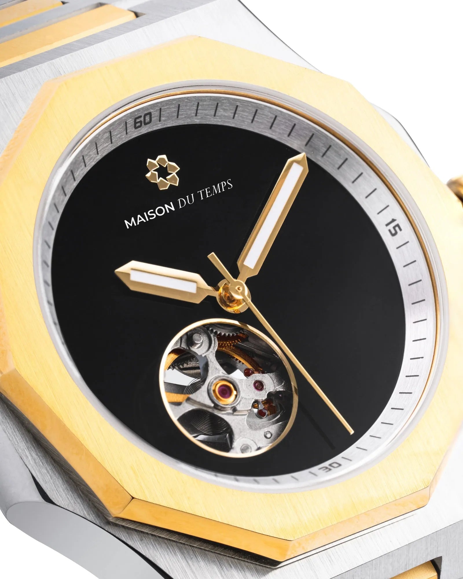 MTZeta Open Heart Schwarz Goldgelb Silikon Schwarz