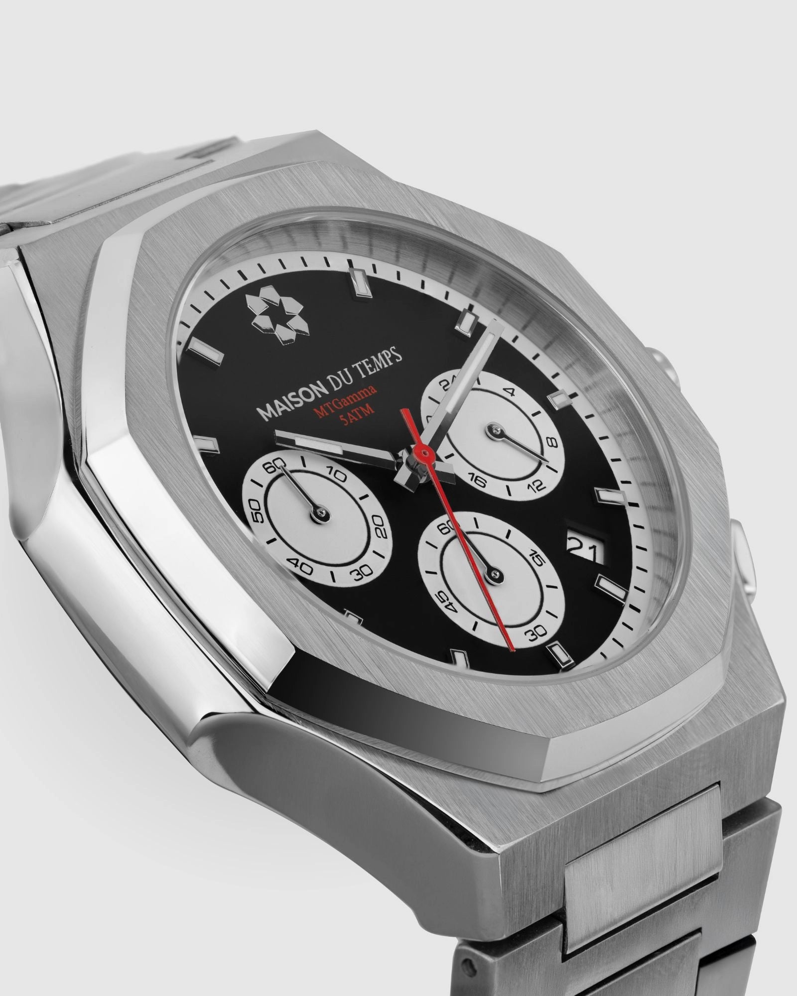 MTGamma Chronograph aus schwarzem Stahl