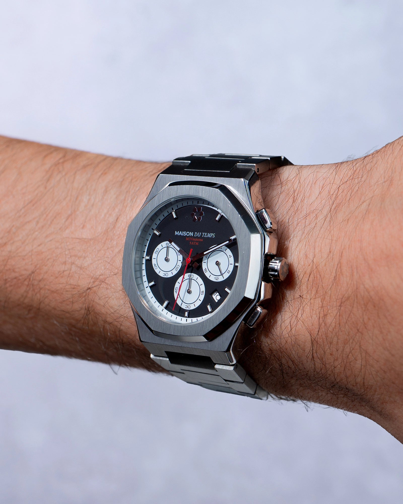 MTGamma Chronograph aus schwarzem Stahl