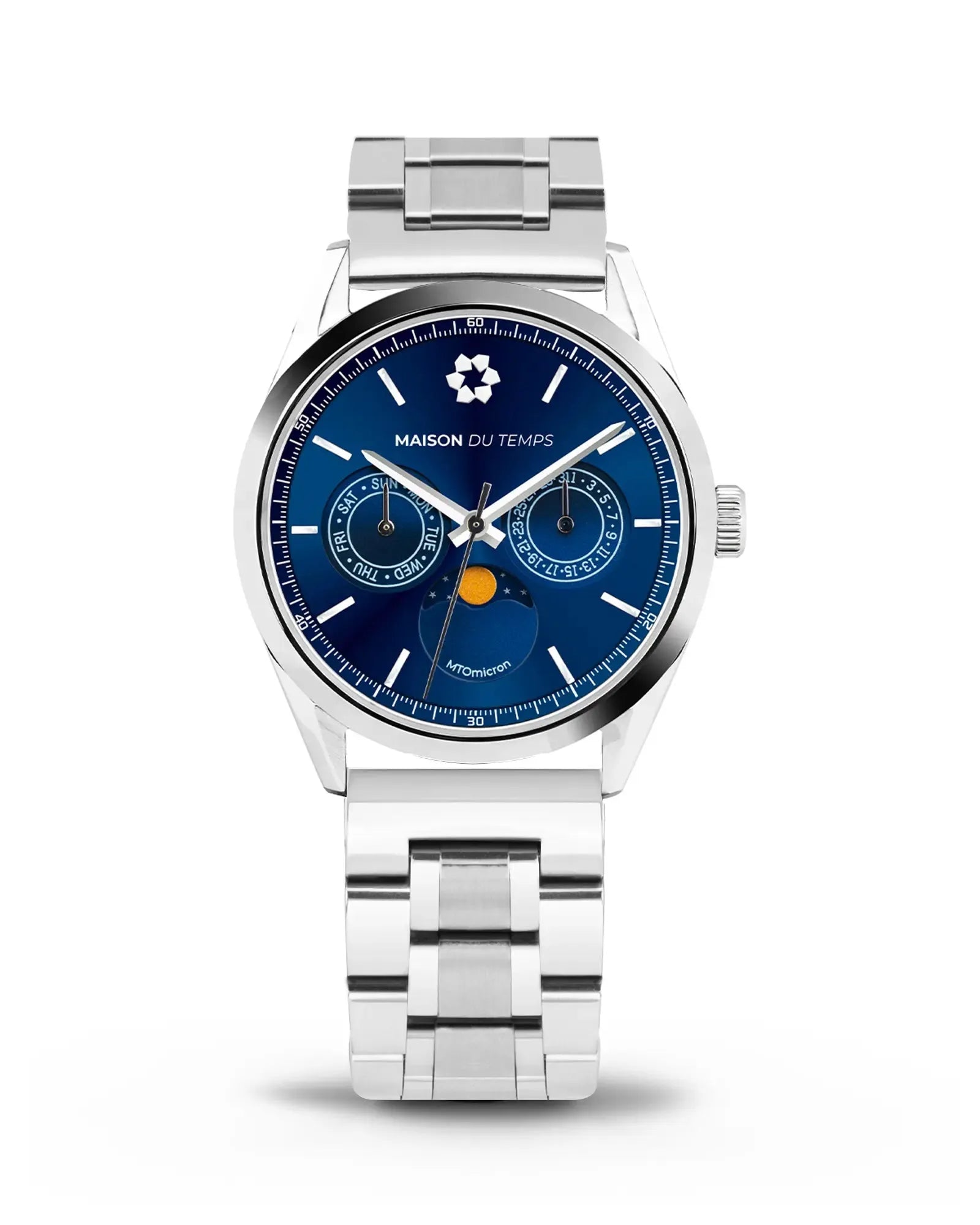 MTOmicron MoonPhase Steel Blue