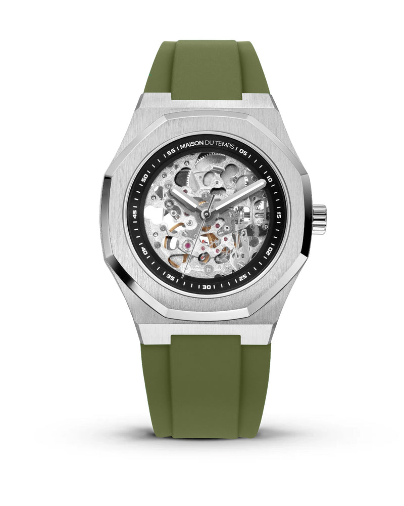 MTBeta Skelett Miyota Silikon Khaki