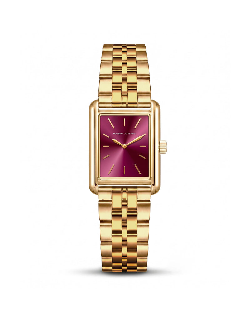 MTAuréa Bordeaux Goldgelber Stahl
