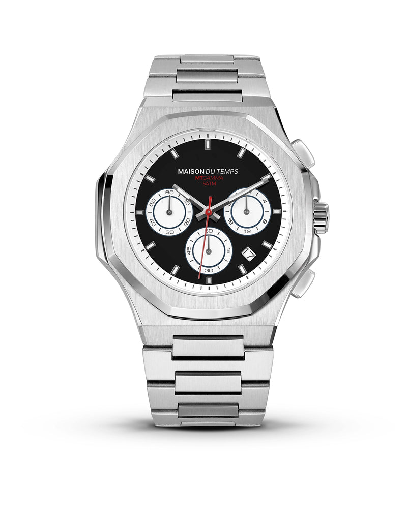 MTGamma Chronograph aus schwarzem Stahl