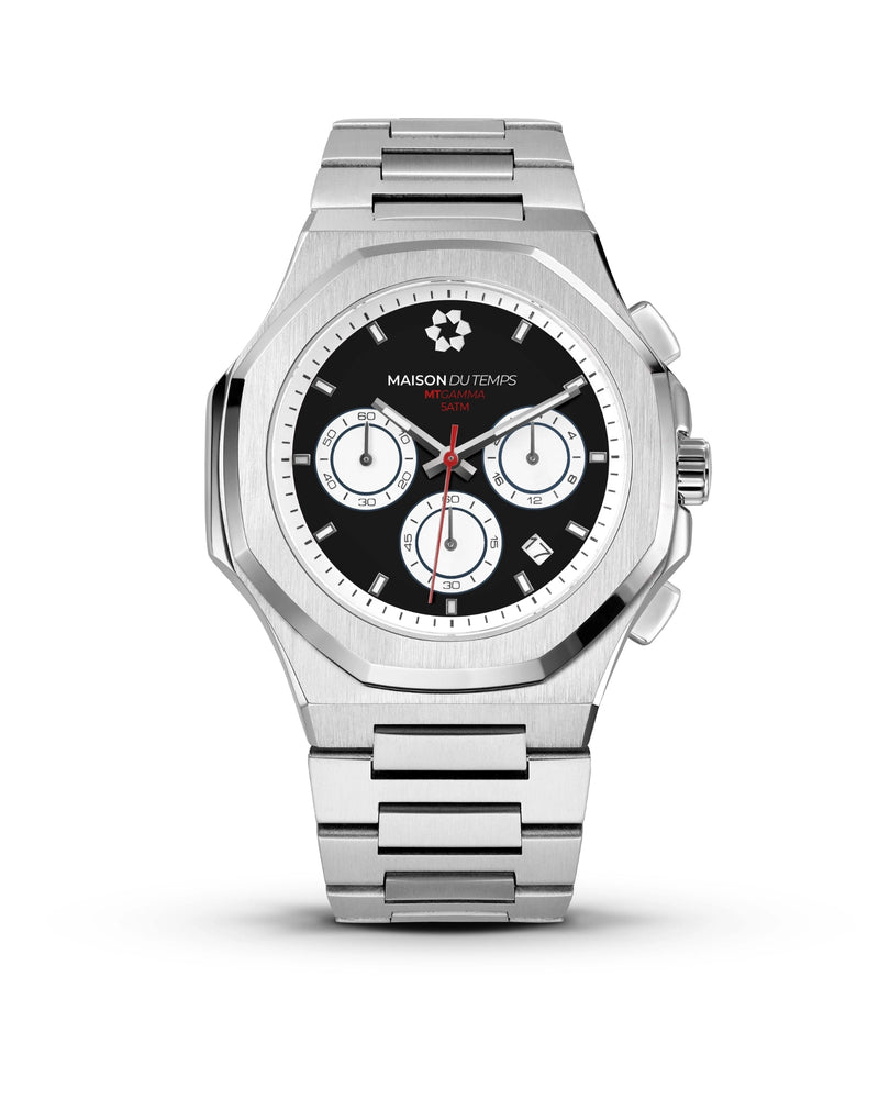 MTGamma Chronograph aus schwarzem Stahl