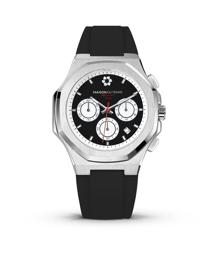 MTGamma Chronograph Schwarz Silikon Schwarz