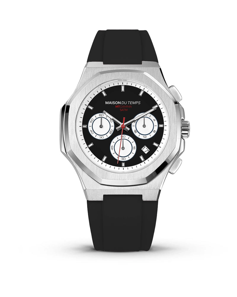 MTGamma Chronograph Schwarz Silikon Schwarz