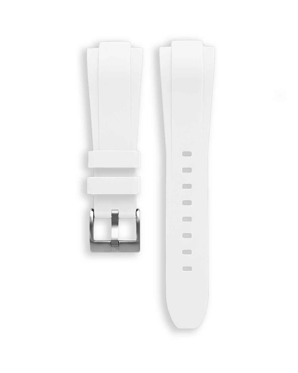14 mm weißes Armband – Stahlschnalle