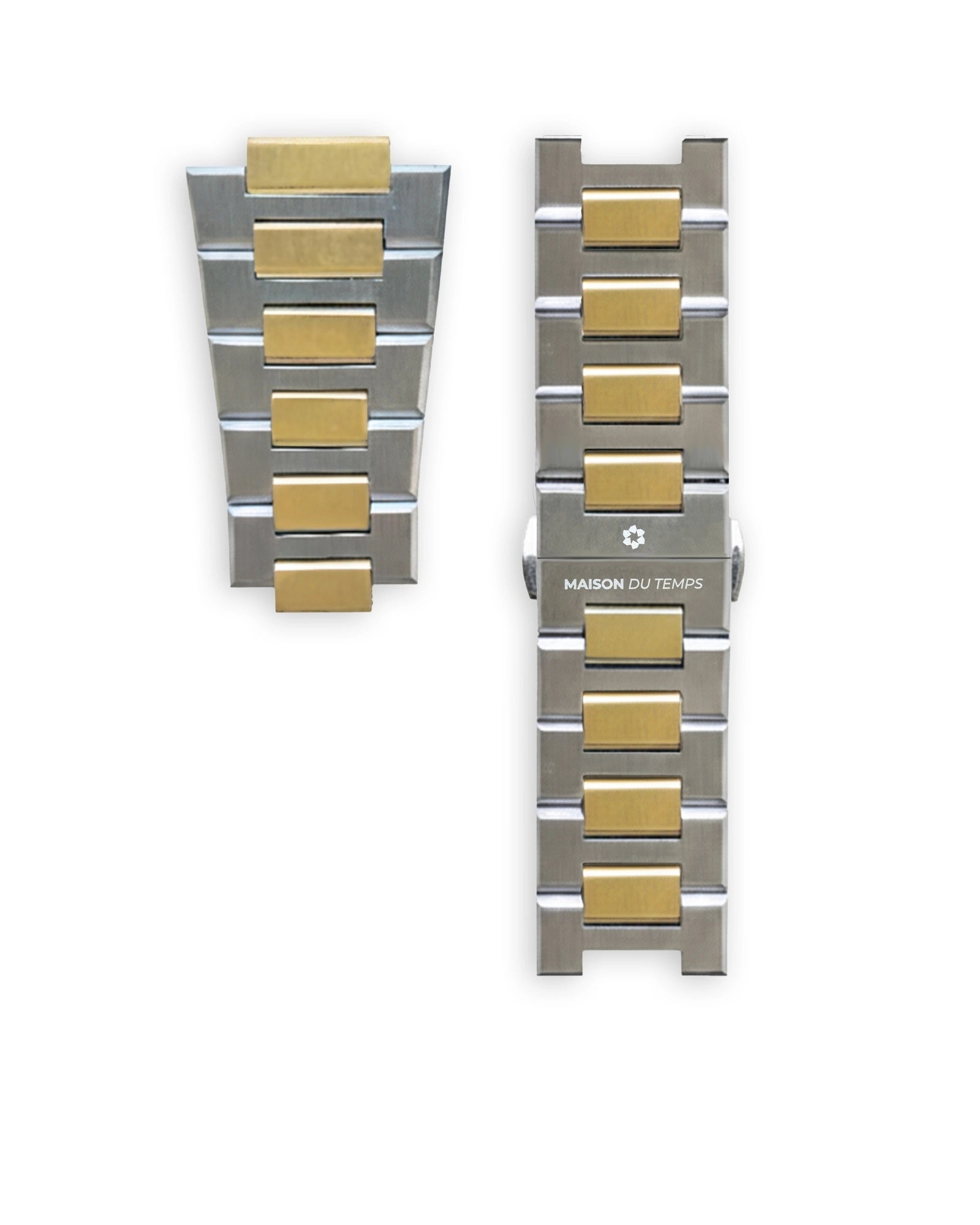 Gelbgold-Zeta-Stahlarmband 14 mm