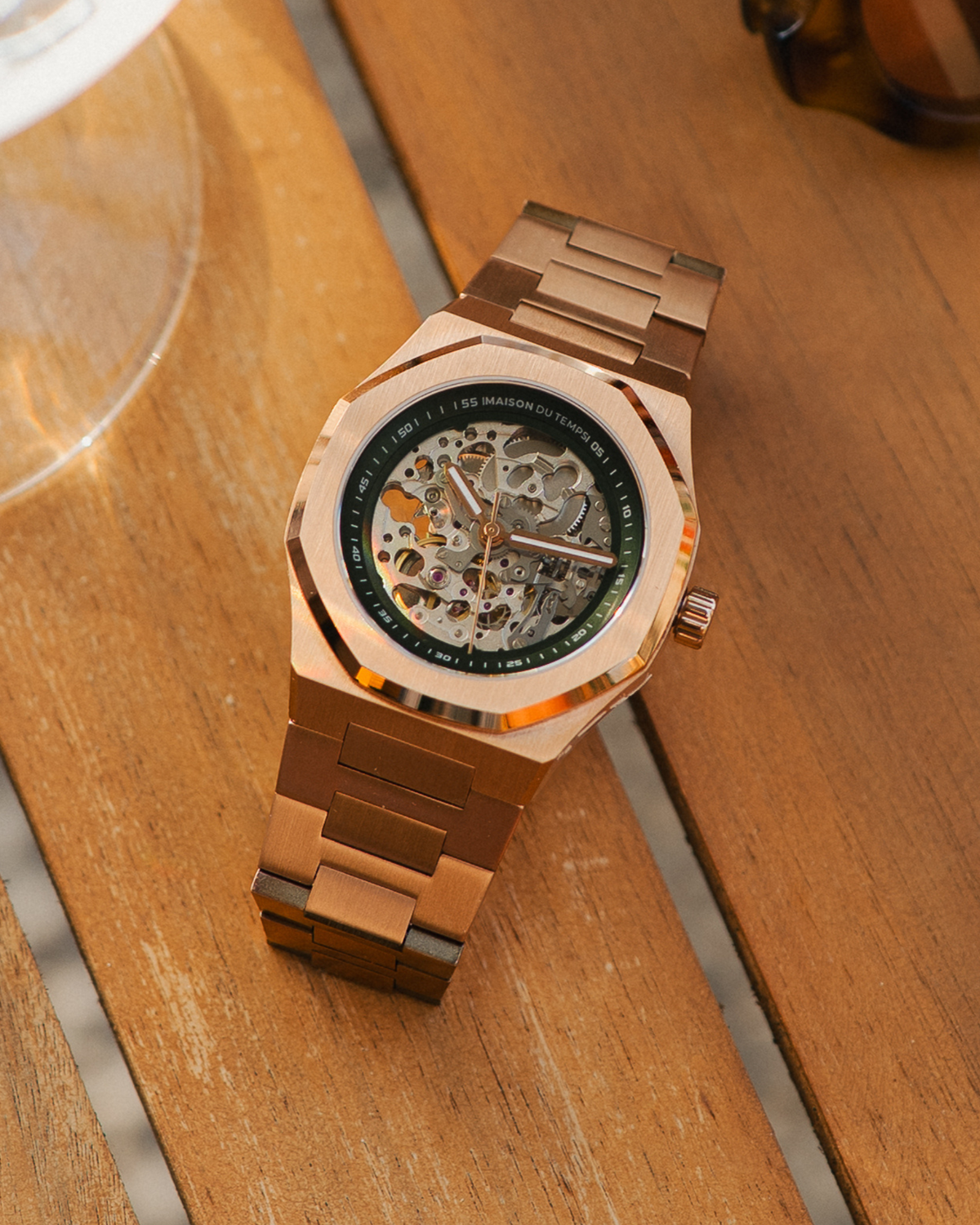MTBeta Skeleton Acciaio Oro Rosa