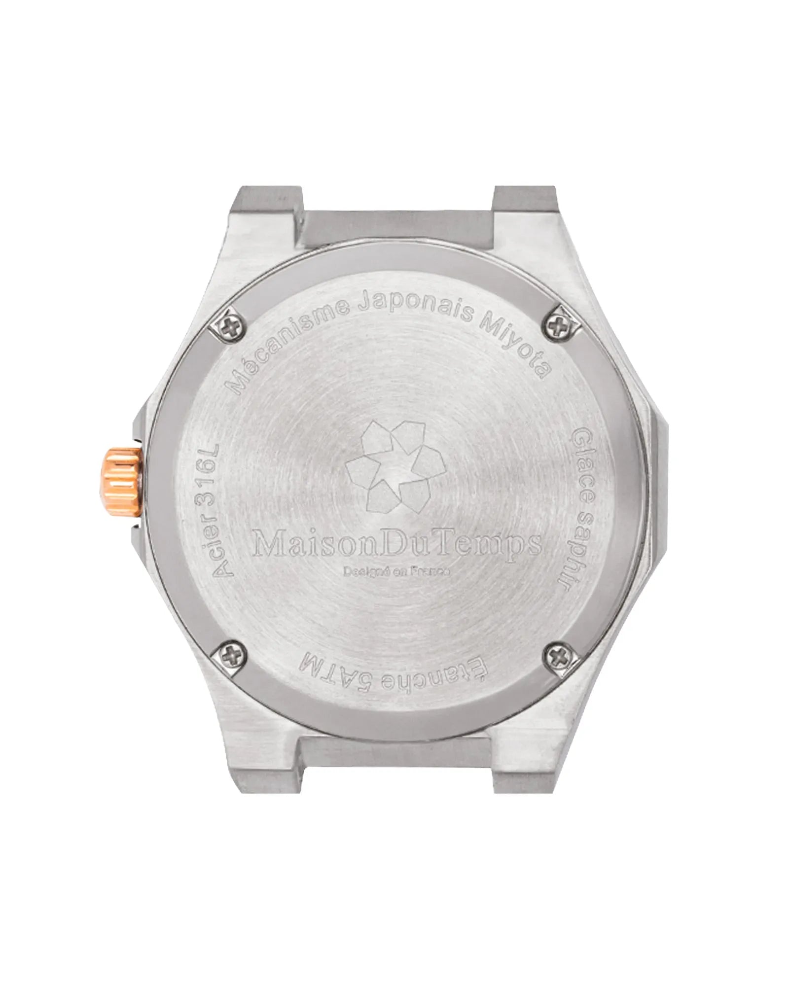 MTGamma Damen Weiß Stahl Gold Rosa