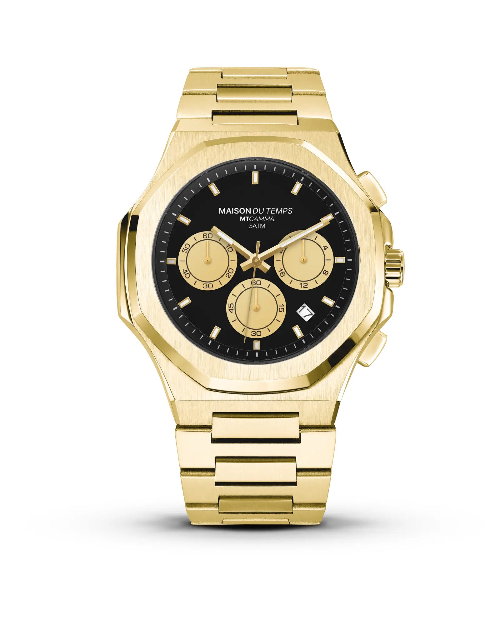 MTGamma Chronograph Black - Gold Steel