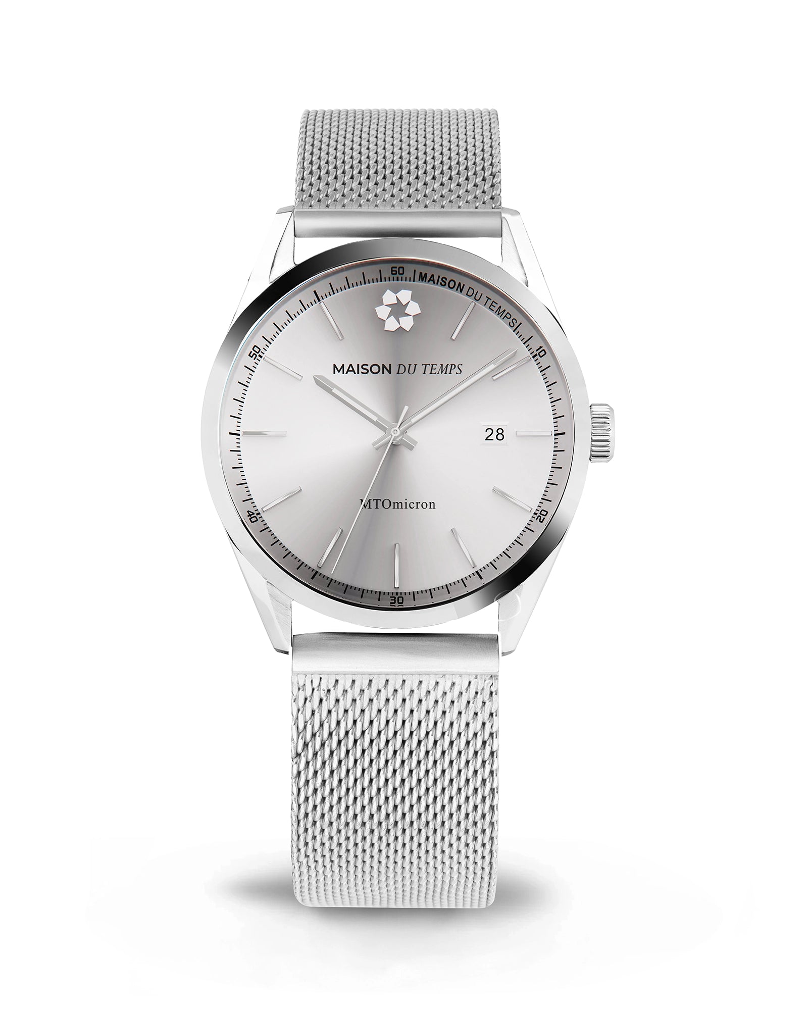 MTOmicron Silver Milanese Mesh